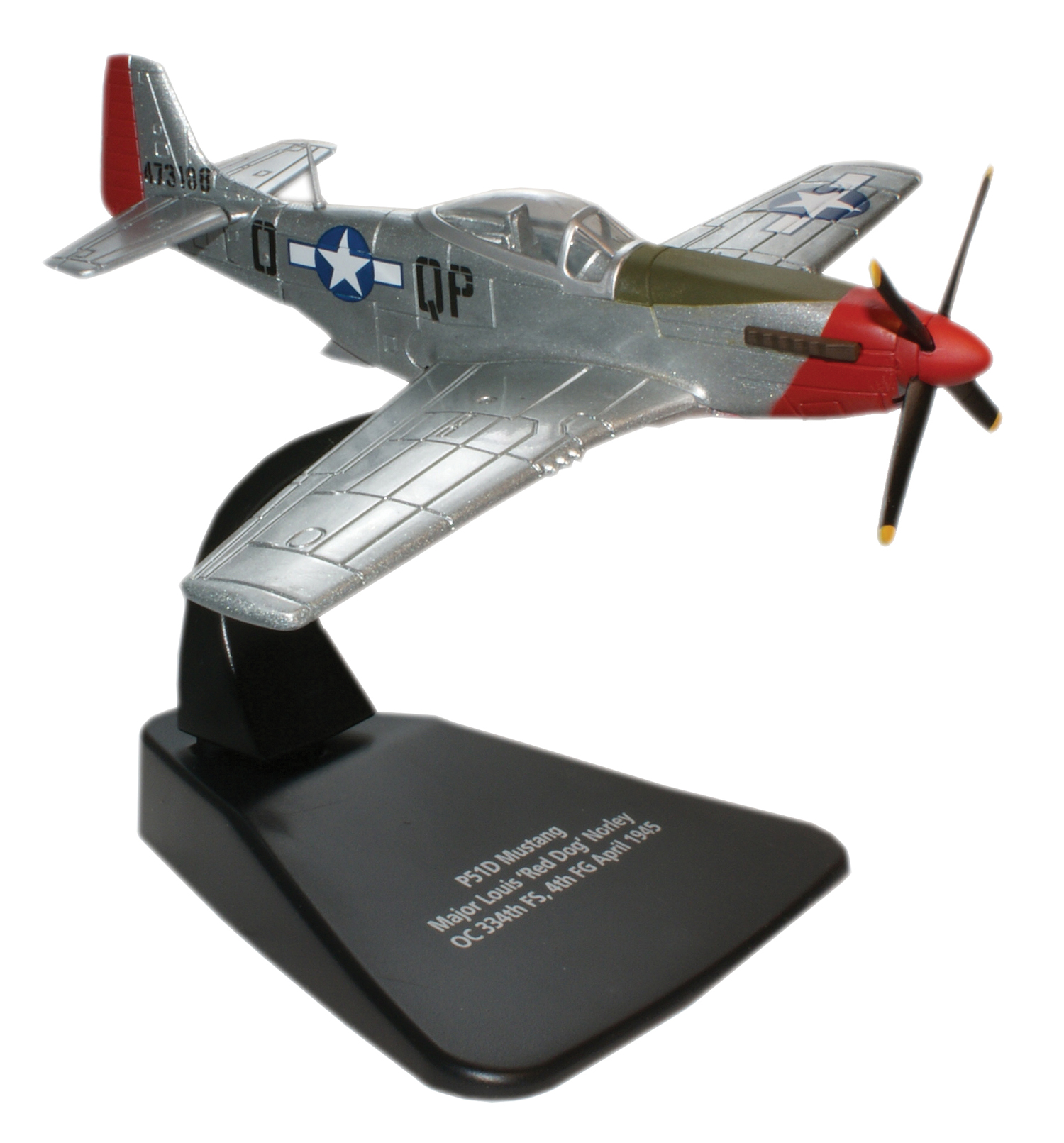 P-51D 1/72 "Red Dog XII," Maj. Louis "Red Dog" Norley, (AC021)